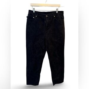 Ralph Lauren Women's Black Straight Leg Jeans